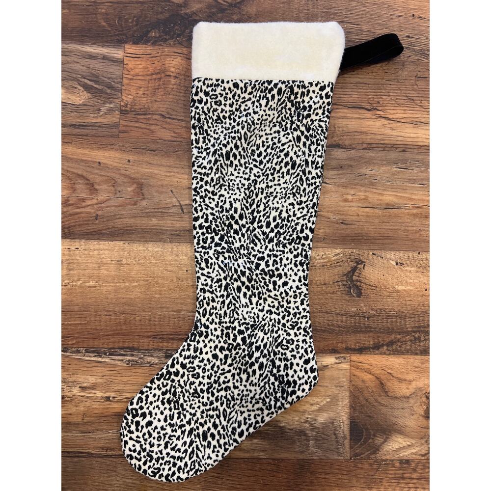 Animal Print Handmade Christmas Stocking for You or Pet